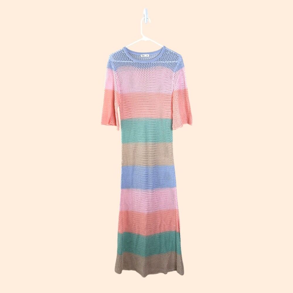 Pitusa Crochet Maxi Dress
